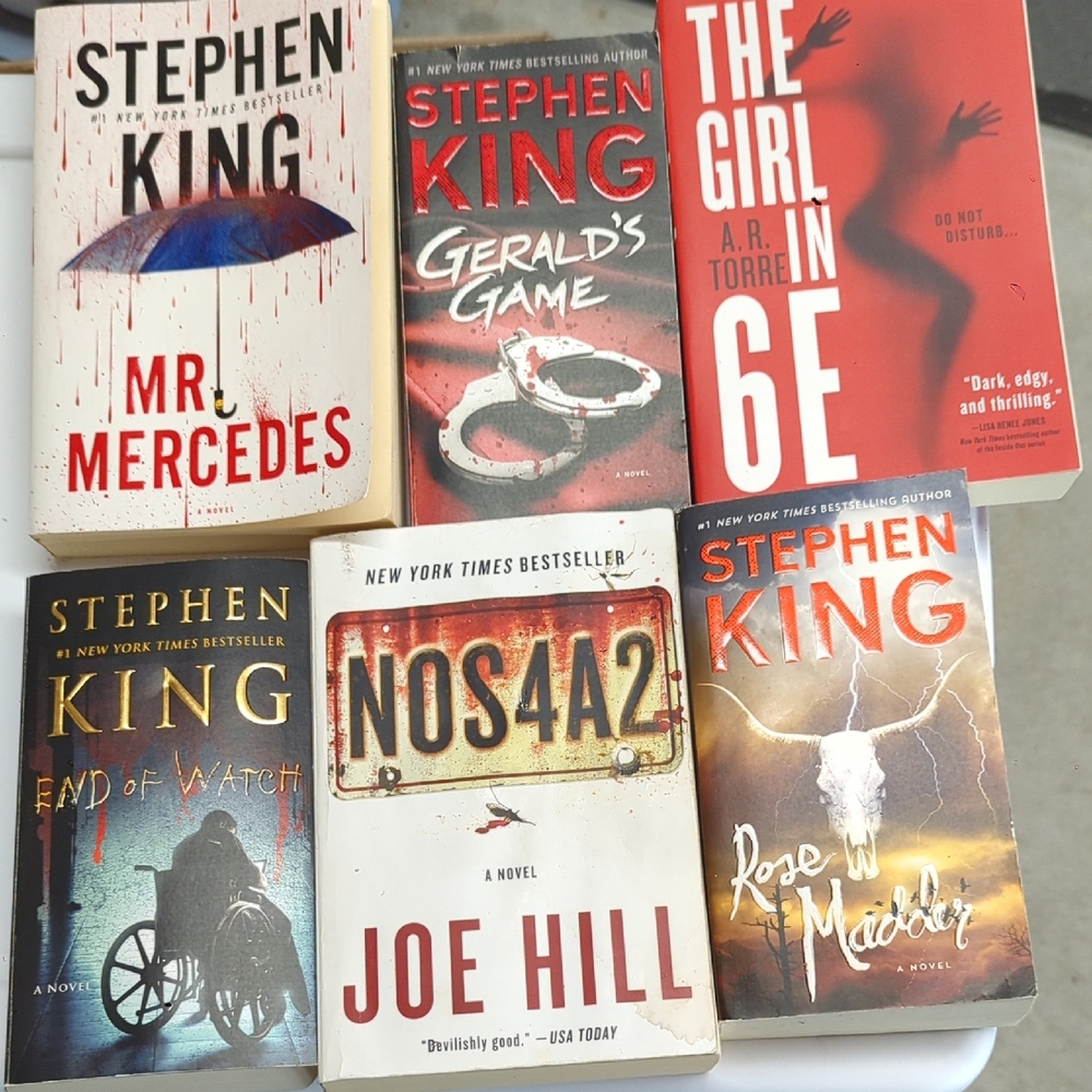 Stephen King and Joe Hill Thriller Book Set